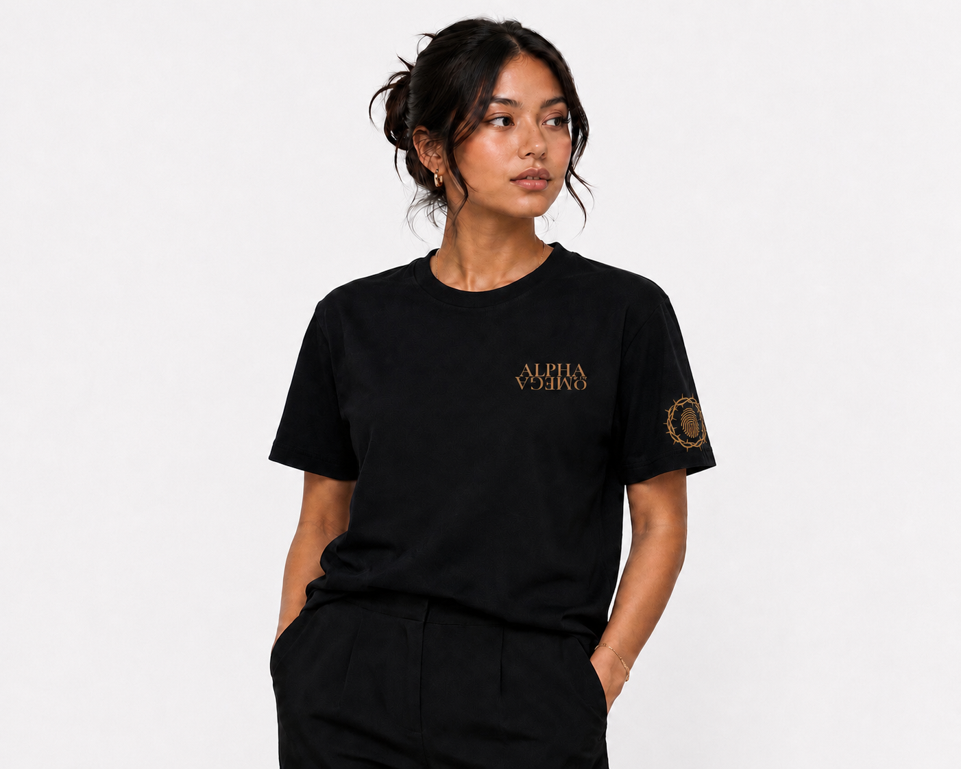 The Alpha and Omega Signature Tee.