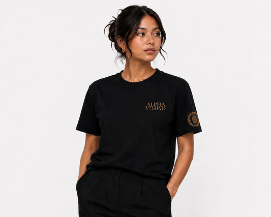 The Alpha and Omega Signature Tee.